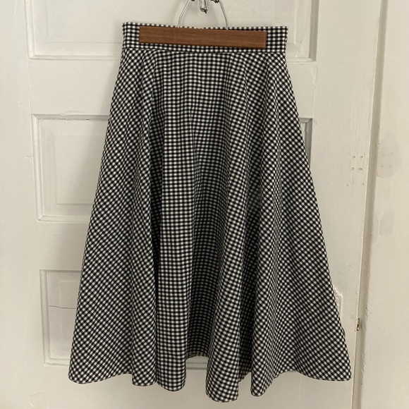 Gingham midi skirt - Picture 3 of 4